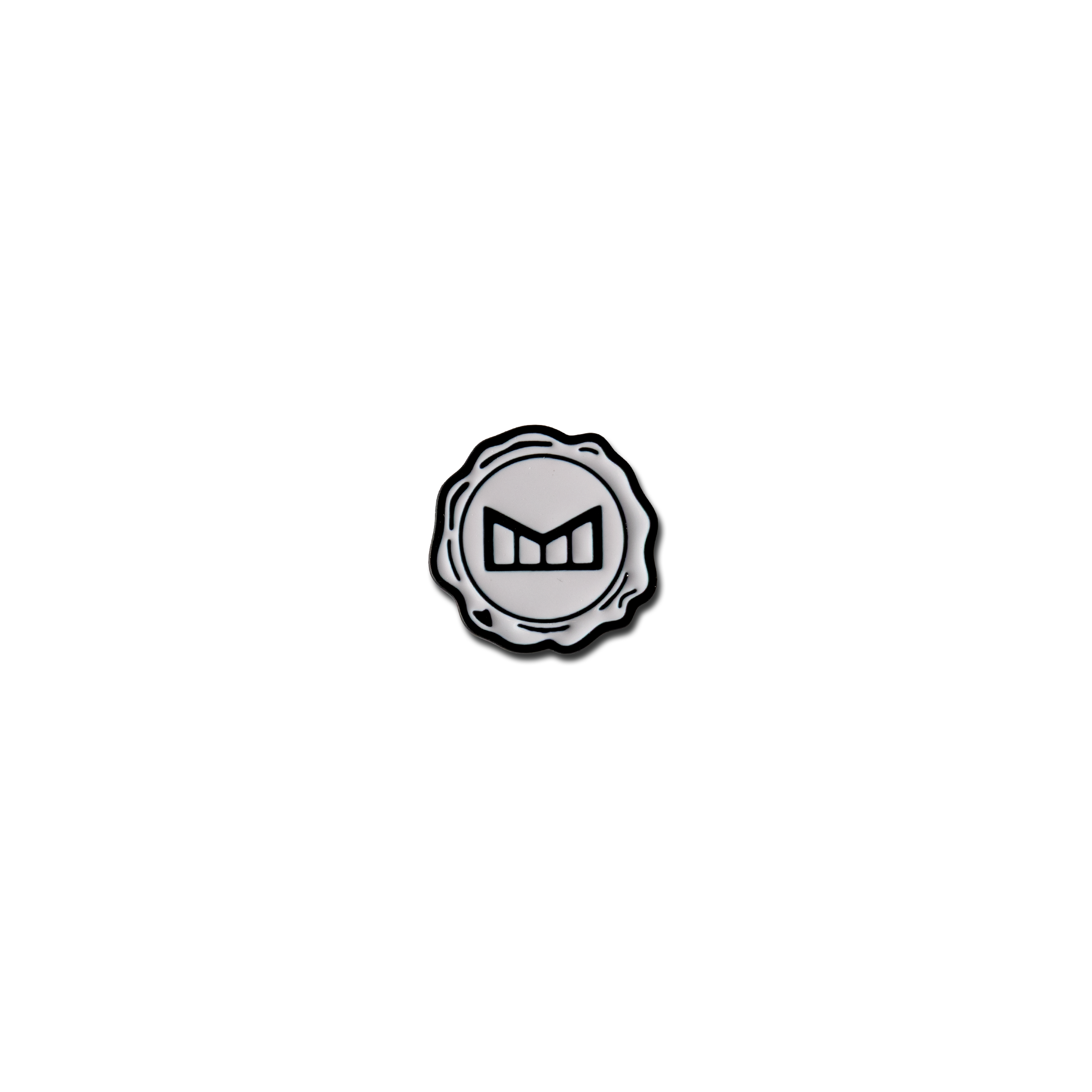 melin Icon Ball Marker - White/Black