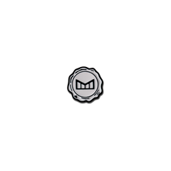 melin Icon Ball Marker - White/Black